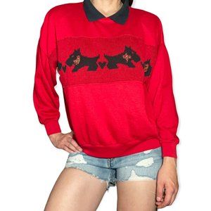 VTG Scottie Dog Sweater
